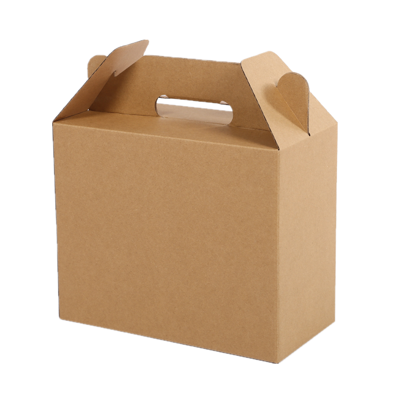 定制 手提纸盒水果蔬菜干货海鲜包装礼盒手提纸箱 30*10*20 3层 手提