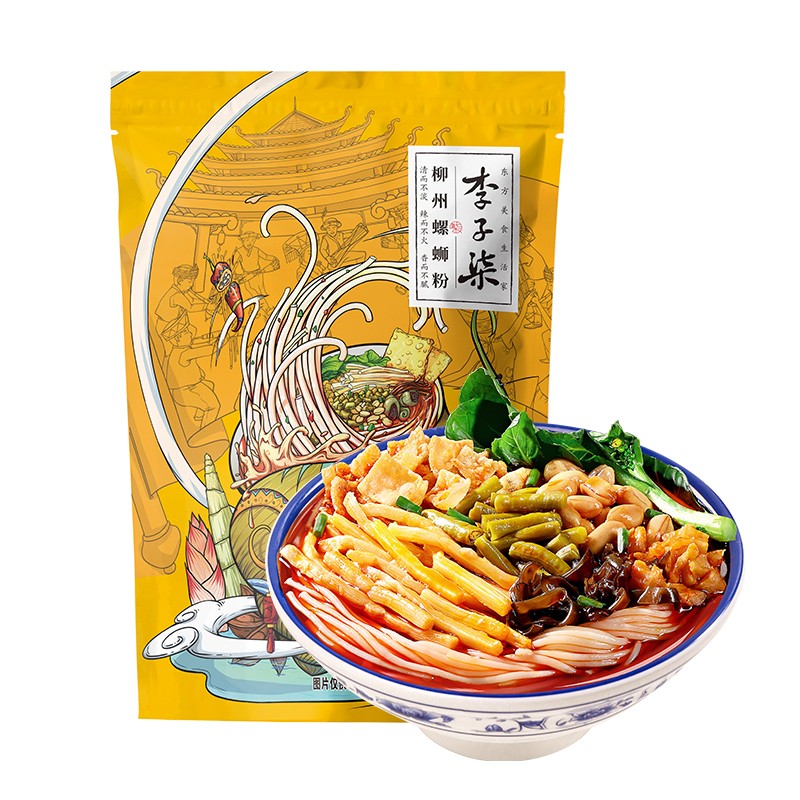 李子柒 螺蛳粉 广西柳州特产 方便煮食袋装335g*1袋 方便食品