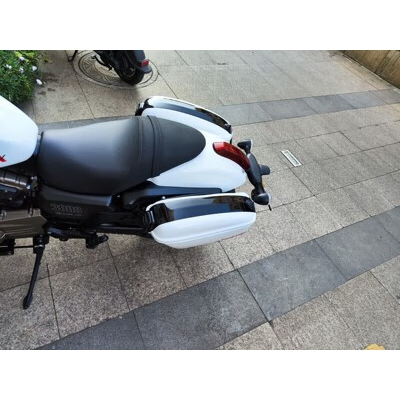 适用于钱江闪300s改装摩托车边箱 闪500复古哈雷太子车 庄威v400挂包