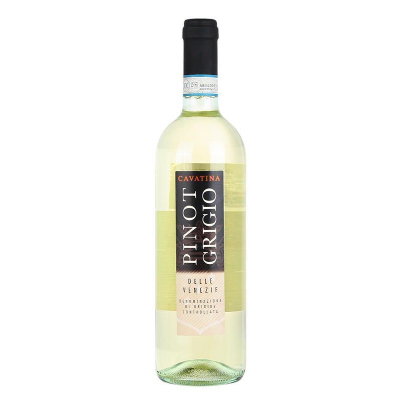 夜曲(cavatina)齐饮夜曲灰皮诺干白干型葡萄酒 意大利原瓶进口 果香