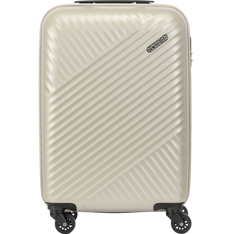 美旅箱包简约时尚男女行李箱超轻万向轮旅行箱密码锁 20英寸 TV7奶白色