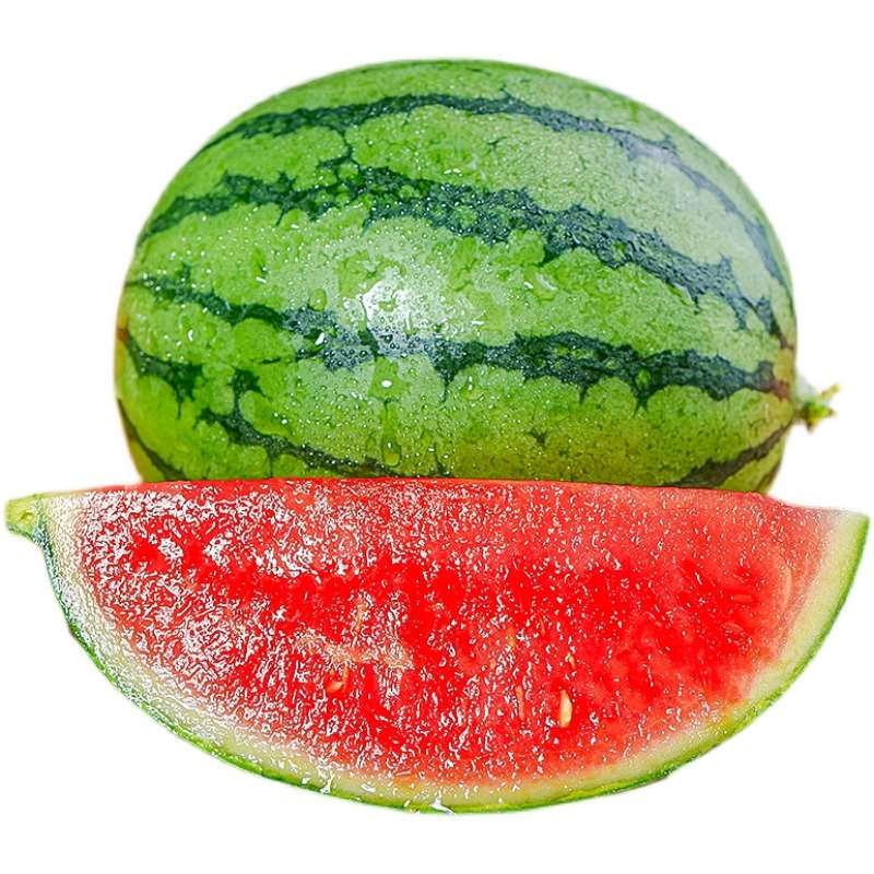 小糖丸手撕西瓜新鲜水果当季2k麒麟小西瓜薄皮整箱沙瓤包甜采缇 3-4斤