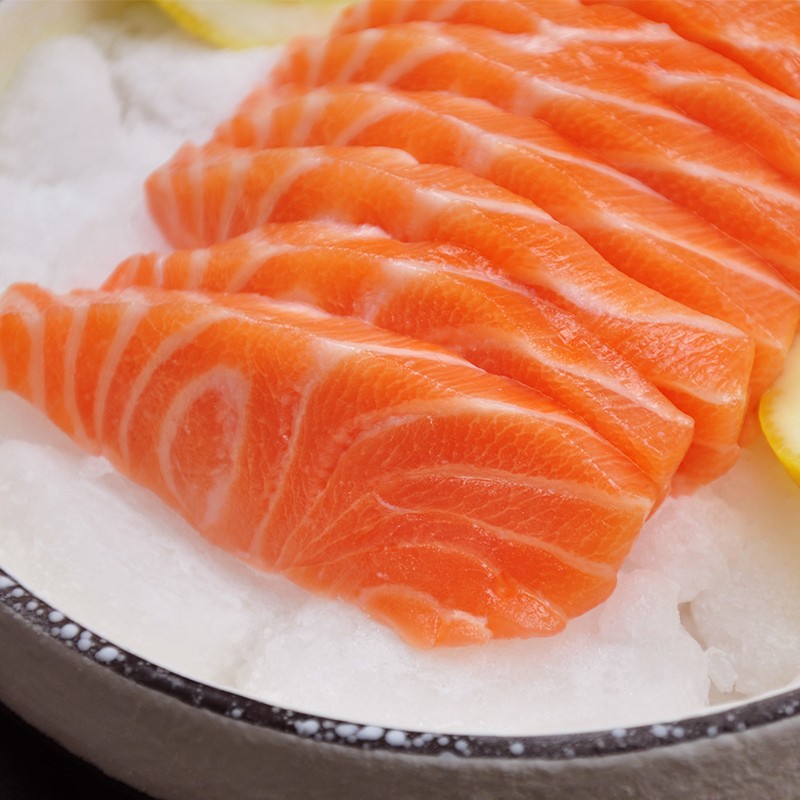 三蟹岛 整条三文鱼 进口新鲜三文鱼大西洋鲑刺身整条海鱼海鲜水产礼盒 整条三文鱼礼盒 14斤