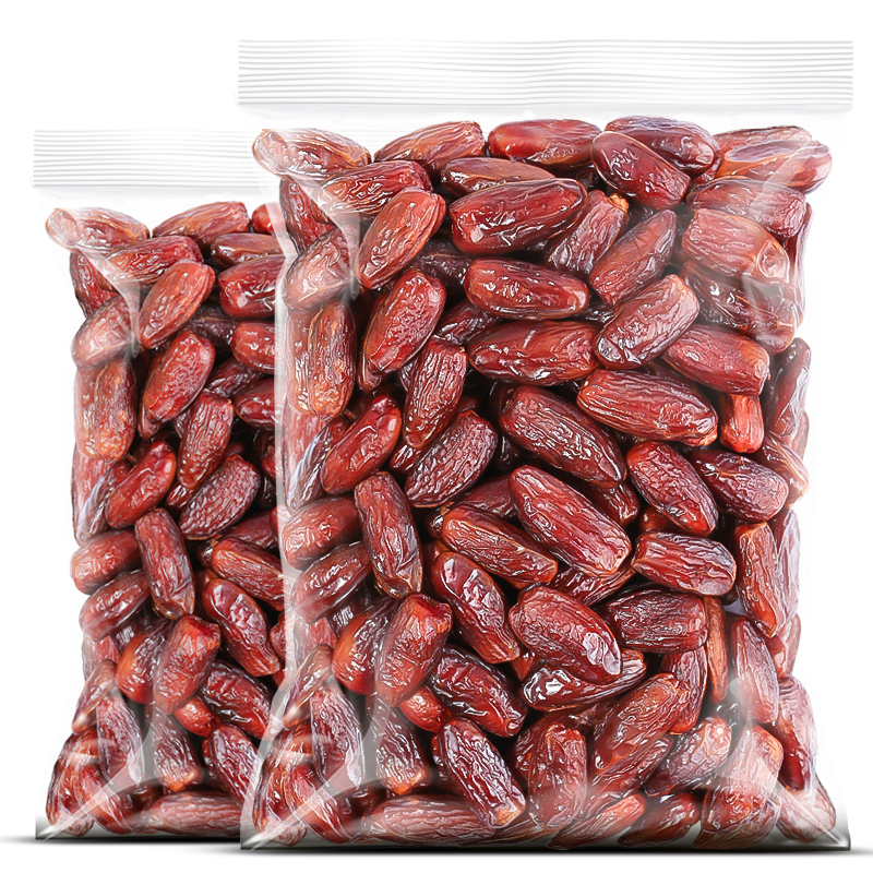 椰枣迪拜阿联酋伊拉克新疆特产蜜枣沙特黑耶红枣干零食 椰枣250g*2袋