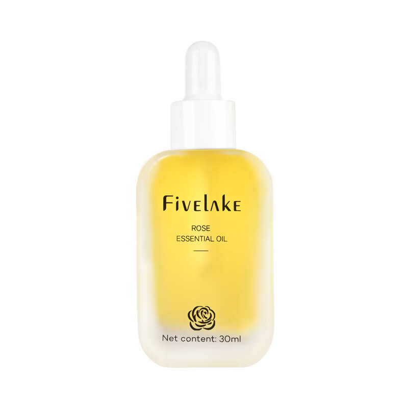 Fivelake英国进口玫瑰面部精油补水抗皱精华紧致淡纹美白提亮抗氧赋活肌肤 紧致淡纹精华油30ml*2