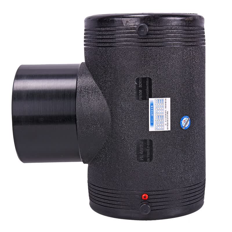 pe管材管件电熔三通160-250管电熔接头电熔异径三通 t160x50