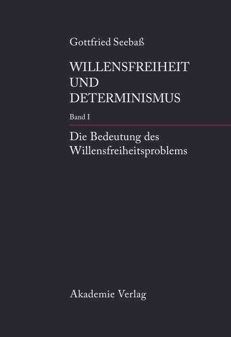 预售 按需印刷 willensfreiheit und determinismus