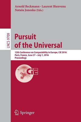 预订Pursuit of the Universal: 12th Conference on Com