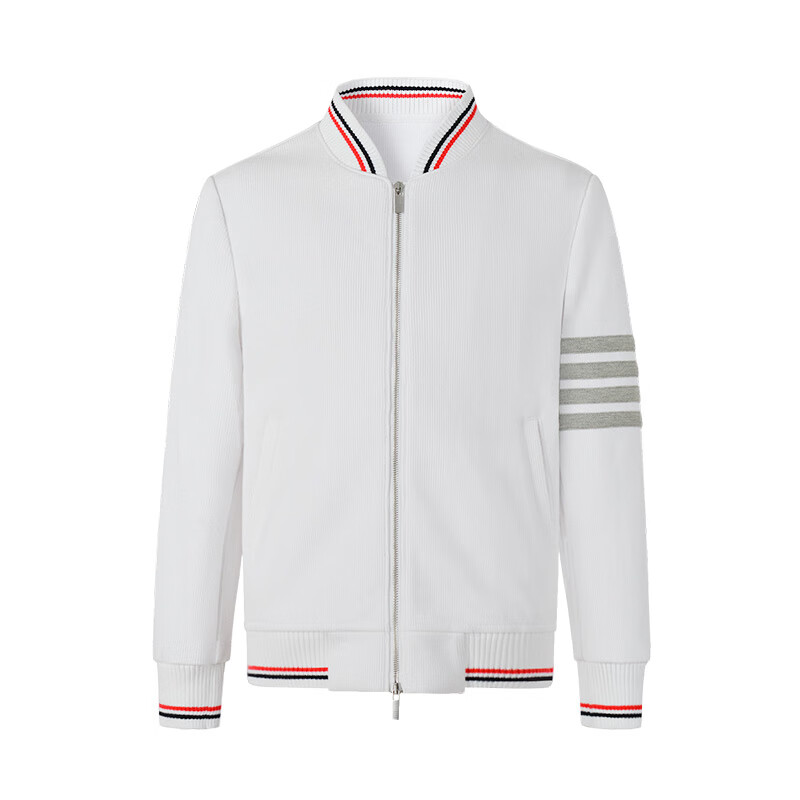 thom binpan美国潮牌tb棒球服男春秋新款四条杠外套男重磅垂感飞行员