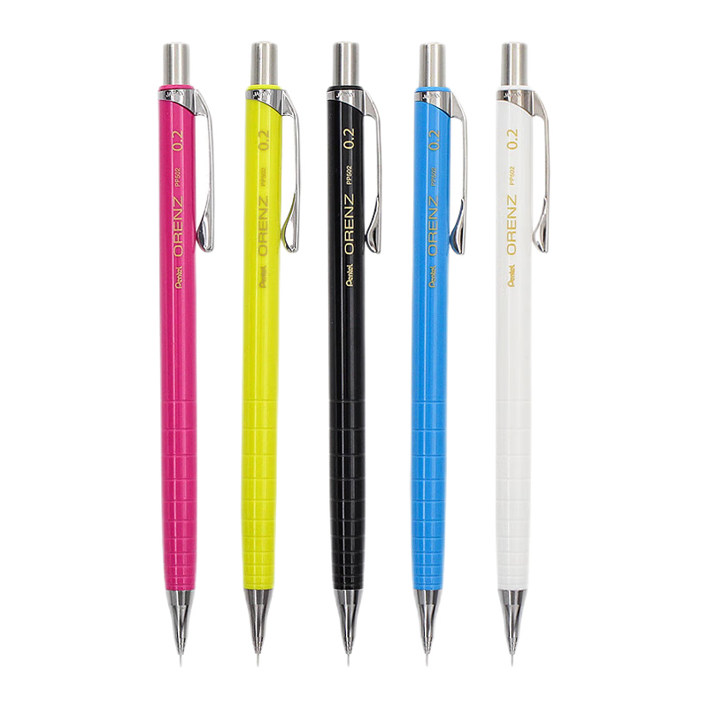 Pentel��ͨ|orenz ���輫ϸ�Զ�Ǧ�� ����Ǧ ��Ƥ�����軭��ͼ�Ǧ�� 0.2mm ��ɫ1֧