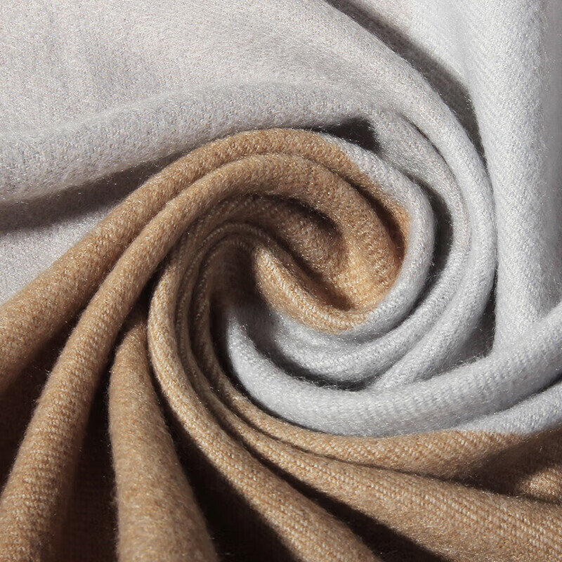 达芬奇密码 秋冬季保暖围巾女欧美风学生围脖情侣格子披肩 6# 浅灰咖色(205*35cm)