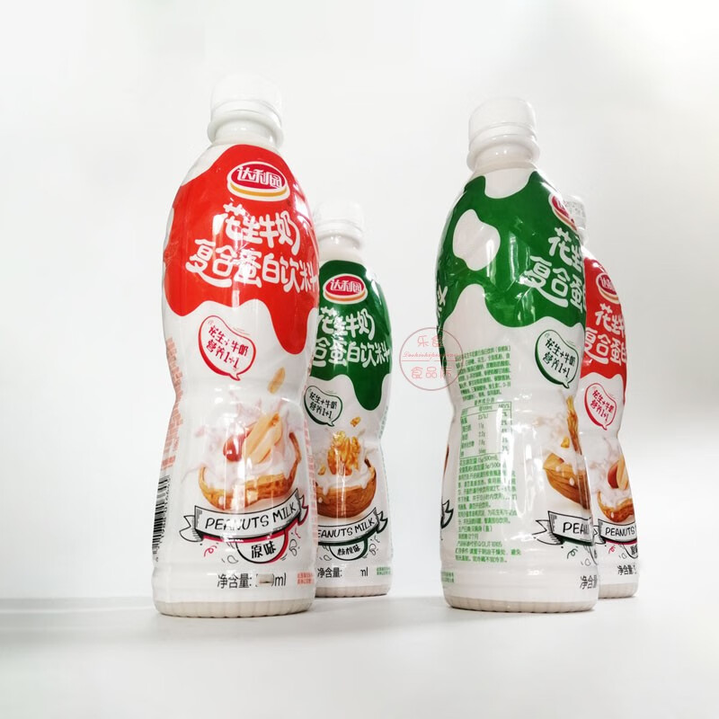达利园花生牛奶10瓶装450ml复合蛋白饮料植物蛋白饮料大瓶利乐包