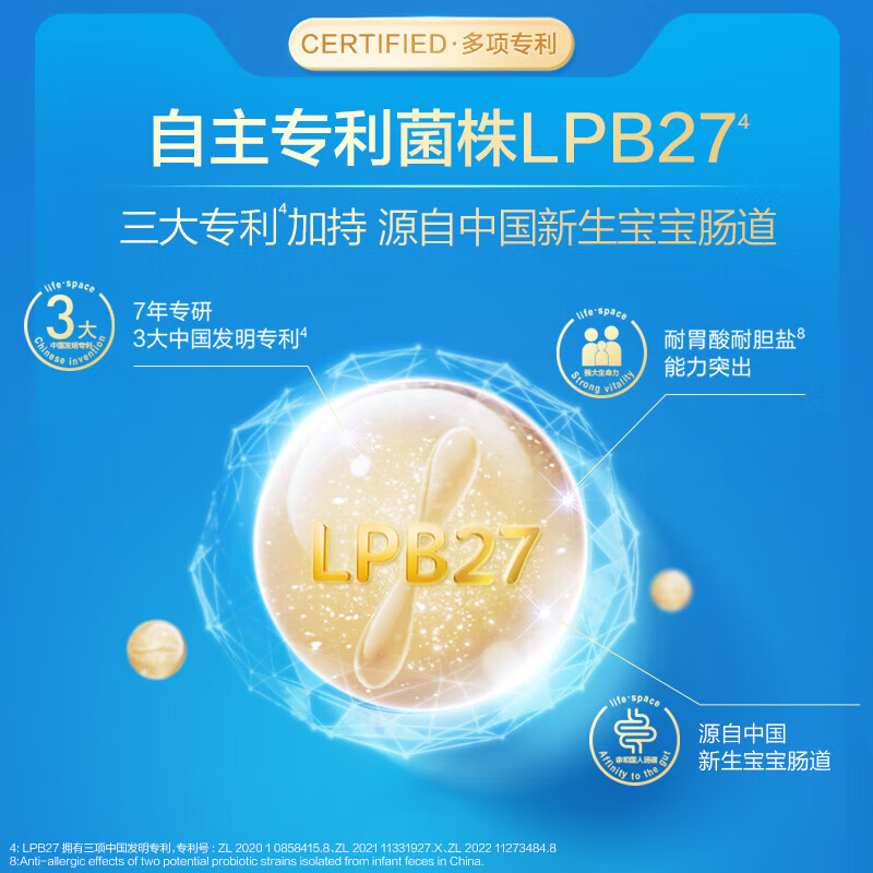 Life Space【王一博同款】益倍适400亿升级版成人肠道肠胃高活性益生菌 【升级款400亿成人】 20袋*1盒