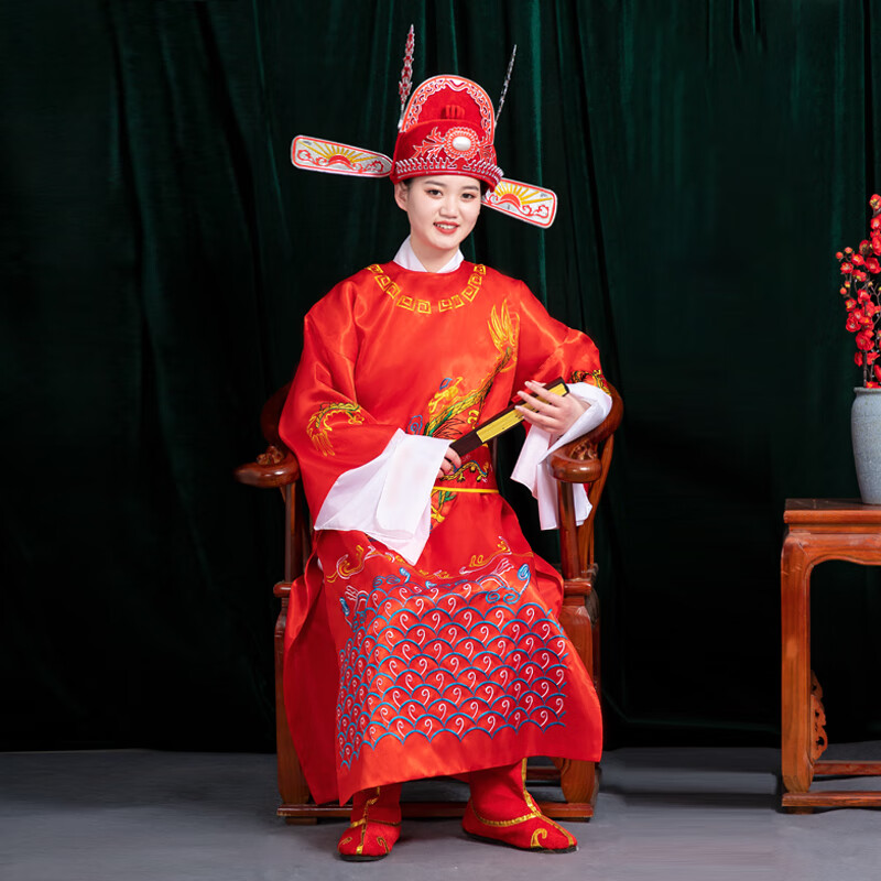 牧兽女驸马中状元状元服装演出服装新郎状元服金榜提名高 状元衣服