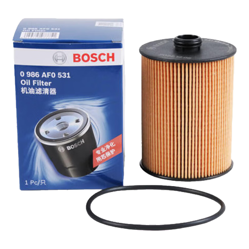 博世（BOSCH）機(jī)油濾芯汽車機(jī)油濾清器機(jī)油格0531適配大眾攬境途昂等