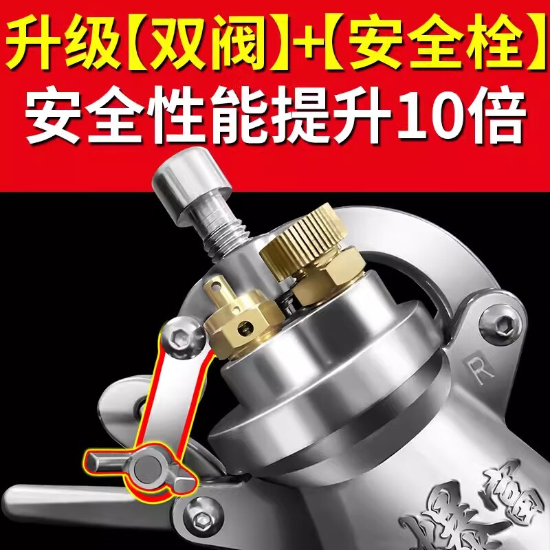 贝净洁粮食放大器手摇304老式传统爆米花机家用小型迷你机器 100毫升摆件款无配件