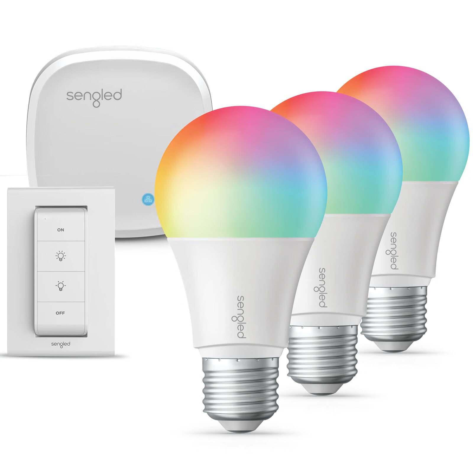 Sengled 变色灯泡 Google Home 套件 带智能开关 RGB 灯