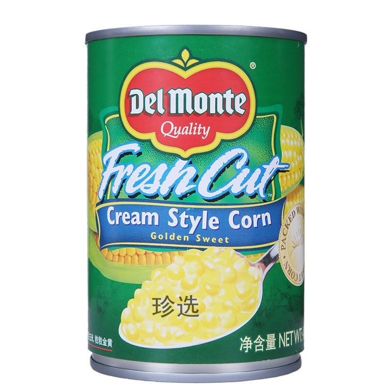 帝门泰国进口 地扪甜玉米羹罐头425g
