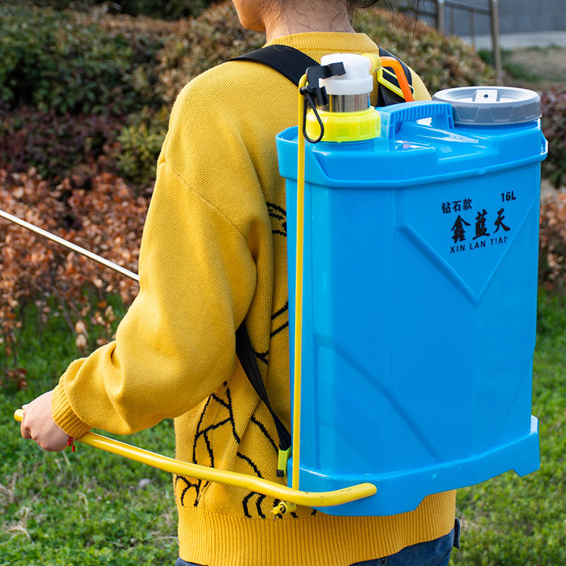 鹿凌青手动背壶打药机消毒喷农药设备打药桶 16升喷雾器(颜色随机发货
