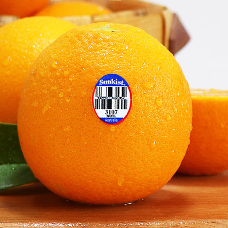 新奇士（Sunkist）澳洲橙藍標(biāo)3107臍橙大果進口澳橙甜橙子水果順豐 75mm（含）-85mm（不含） 2斤