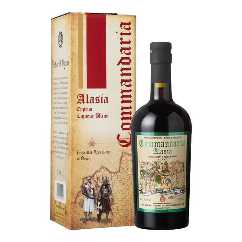 Commandaria Alasia卡曼达蕾雅混酿甜红葡萄酒 特有葡萄国礼酒宴会礼酒 原瓶进口 单支750mlx2