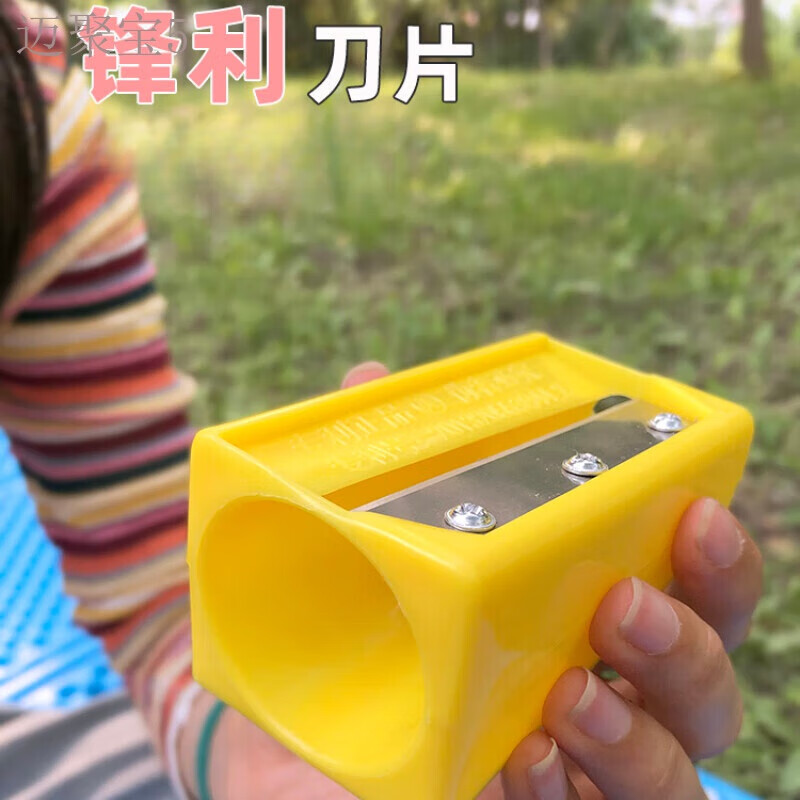 山頭林村黃瓜面膜美容卷筆刀刀削器切黃瓜片青瓜卷皮刀卷皮器 1個裝升級加大款