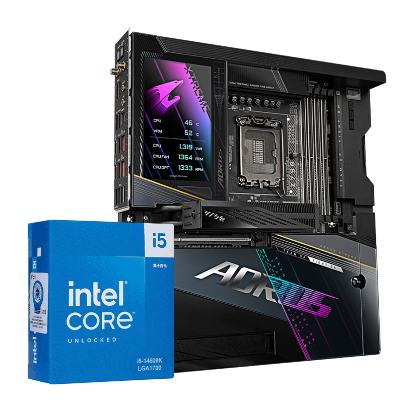 技嘉大雕Z790 AORUS XTREME X主板+i5-14600K处理器板U套装