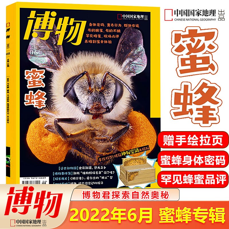 现货 博物杂志 2022年6月蜜蜂专题