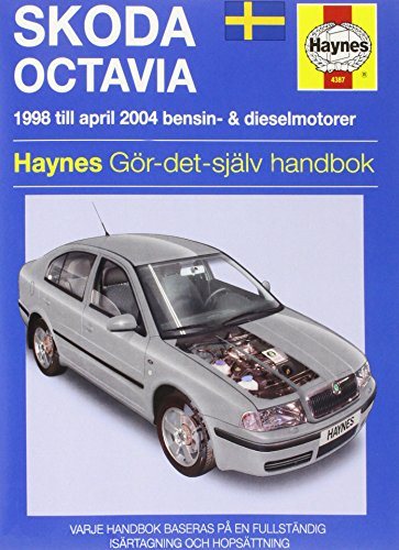 预订 Skoda Octavia (1998 - 2004) Haynes Repair Manual (svenske utgava)