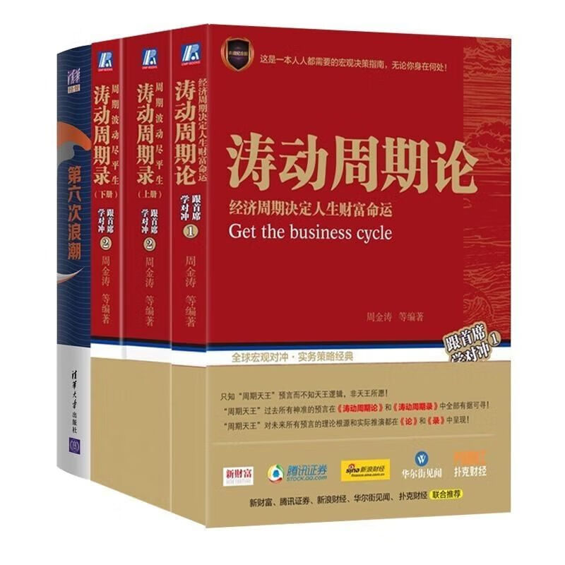 【现货速发】康波周期4册 涛动周期论 周金涛 第六次浪潮达宋图书 第六次浪潮