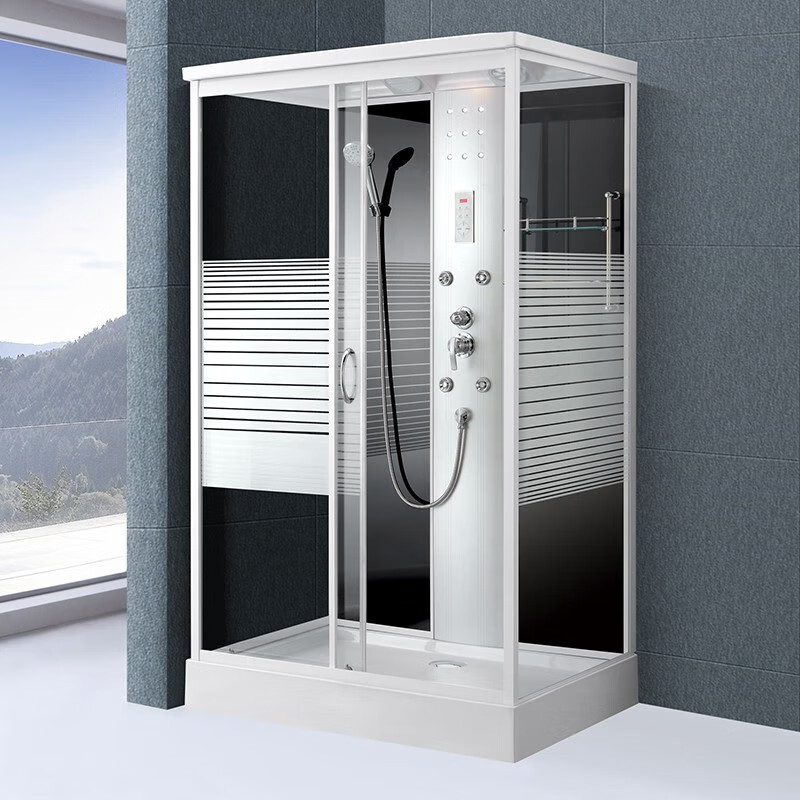 矢向【升级款】 整体淋浴房 长方形简易一体式洗澡间封闭沐浴房家用移