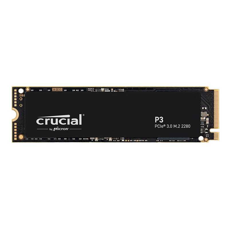 英睿达（Crucial）美光 500GB SSD固态硬盘 M.2接口(NVMe协议) P3系列 美光原厂出品    289元