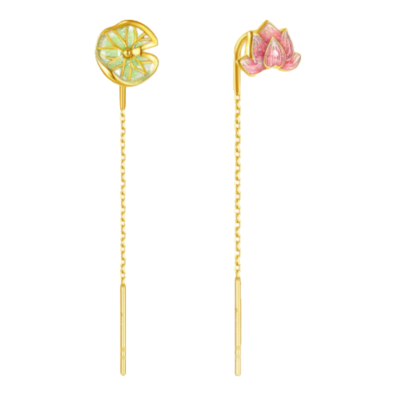 ����� ���ϻ�18K����߶���Ů�ʽ�ɻ���Ҷ����������Ů���������� ��Ҷ����ֻ� 733Ԫ