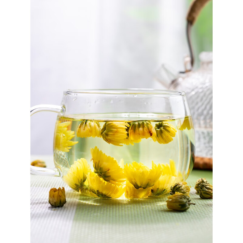 禾澹菊花茶胎菊王杭白菊小菊花散装花草茶茶叶