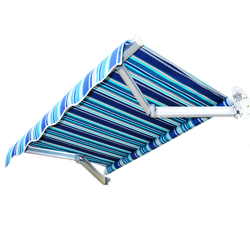 都格(Duge)(上門安裝)遮雨棚戶外遮陽(yáng)棚伸縮式雨棚伸縮陽(yáng)臺(tái)手搖特厚雨搭 靠墻長(zhǎng)2米*伸縮1.5米