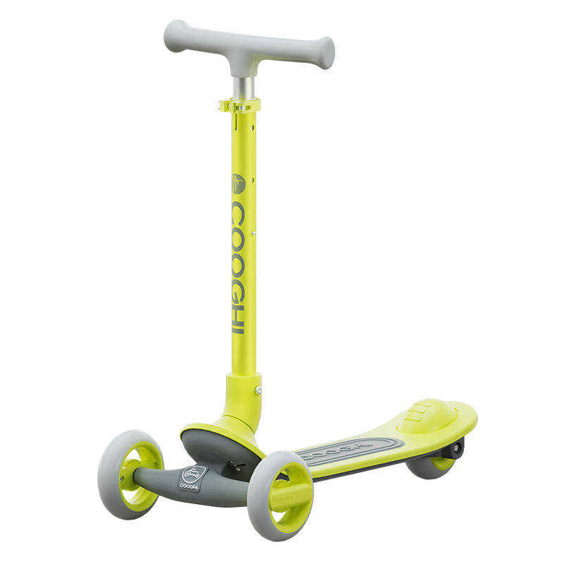 酷骑（COOGHI）儿童滑板车3-6岁 可折叠大童宝宝滑滑车儿童车小孩踏板车 苍穹灰