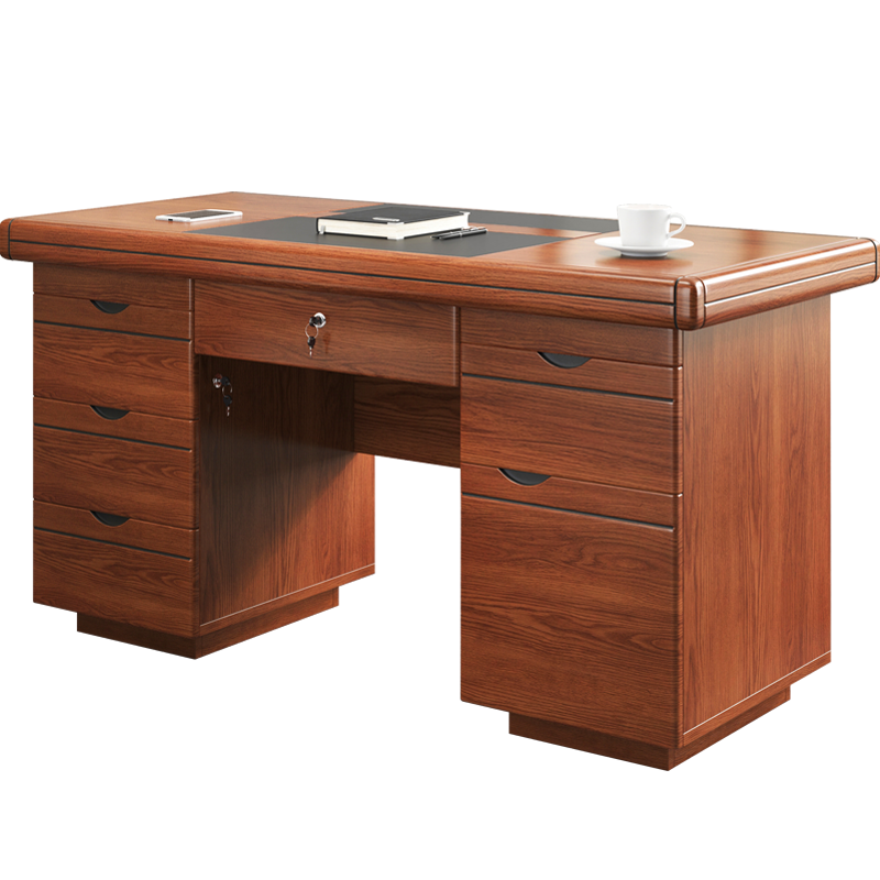 kuoson 办公家具经理主管员工经典油漆办公桌家用写字台1.2米