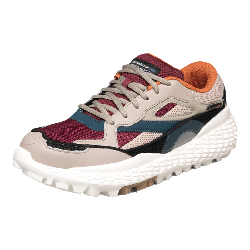 斯凱奇（Skechers）秋季男鞋輕便機能怪獸鞋系列潮流老爹鞋舒適百搭日常運動(dòng)休閑鞋