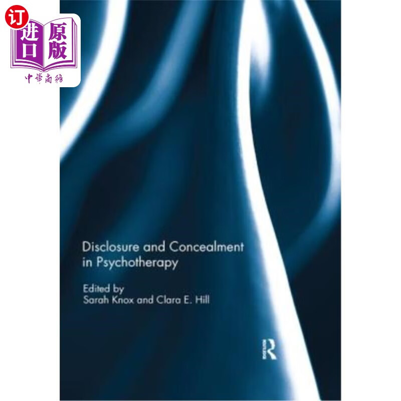海外直订医药图书disclosure and concealment in psychotherapy 心理