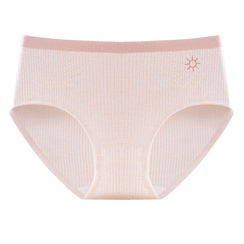 梅本唯中山市小榄镇内裤女中腰滴胶超弹少女学生一片式裆女士三角裤