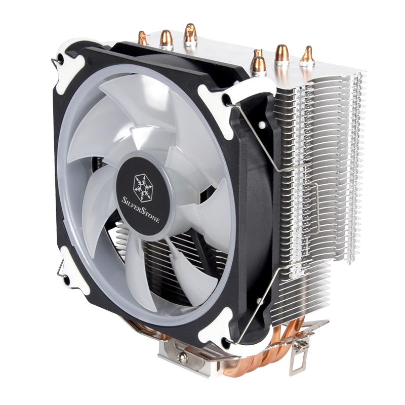 SilverStone 银昕 冷锋400 CPU散热器（直触热管/PWM红色LED风扇/RGB） G530AR12RGB0020
