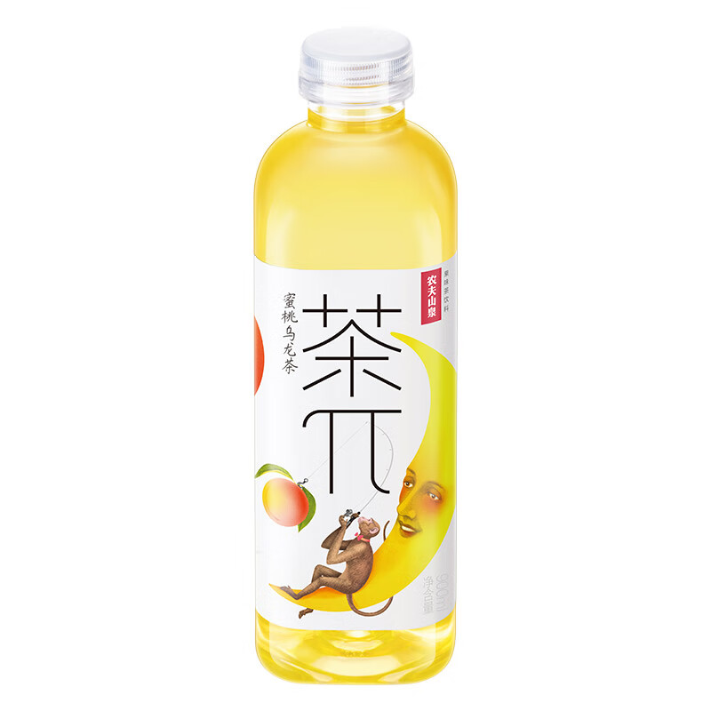 农夫山泉茶π（茶派）茶饮料 蜜桃乌龙茶900ml*12瓶 整箱装