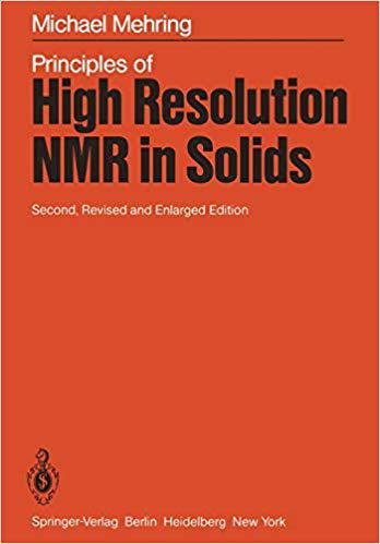 预订 principles of high resolution nmr in solids