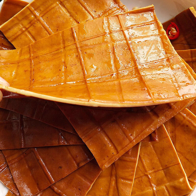 达县四川特产牛皮豆干5斤烧烤豆皮卤豆皮五香薄豆干串串火锅凉拌食材