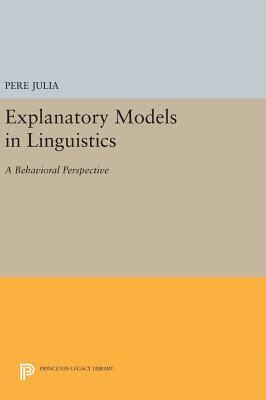 预订 explanatory models in linguistics