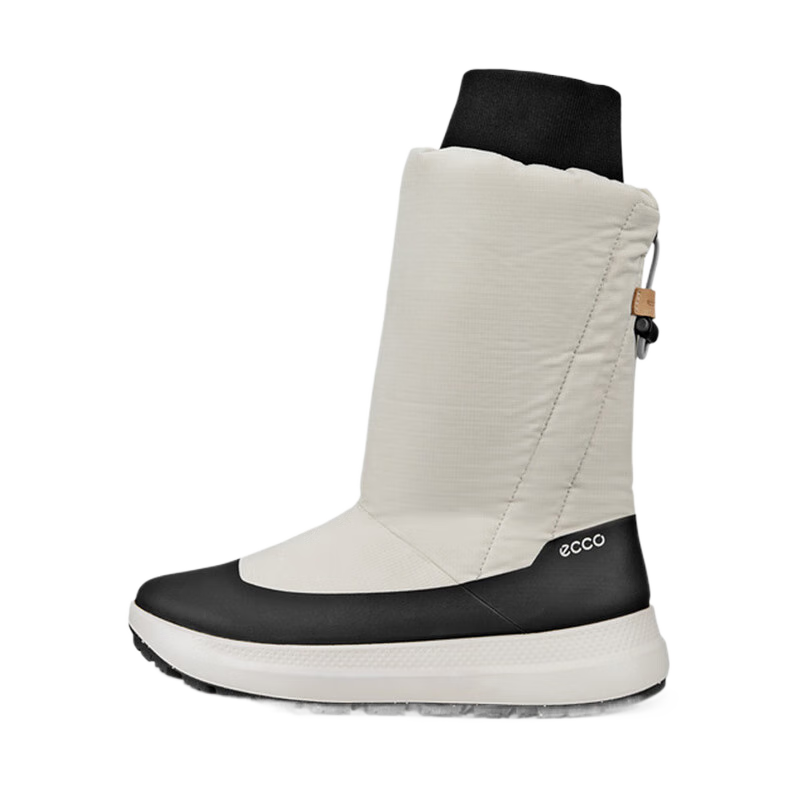 ������ECCO��Ůѥ��ѥ SOLICE WATERPROOF �¿��ˮ��ů������ĥʱ��ѩ��ѥ �׻� GRAVEL ��׼36/US5-5.5
