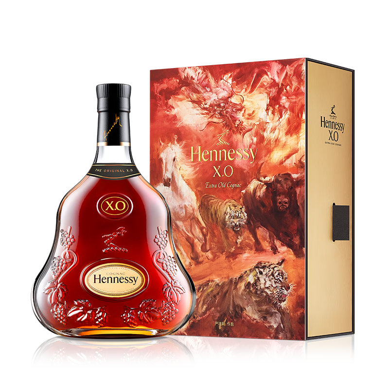 Hennessy 轩尼诗 XO 干邑白兰地 法国进口洋酒 700ml 兔年特别版礼盒年货送礼