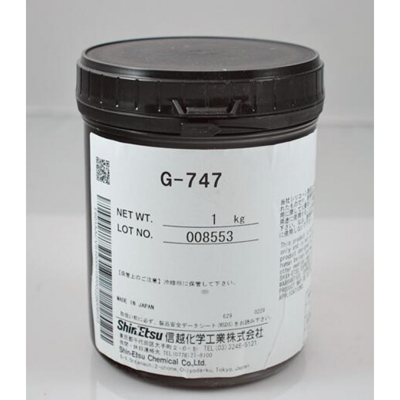 山头林村shinetsu/信越g-747导热硅脂电脑cpu散热器散热膏散热硅脂1kg