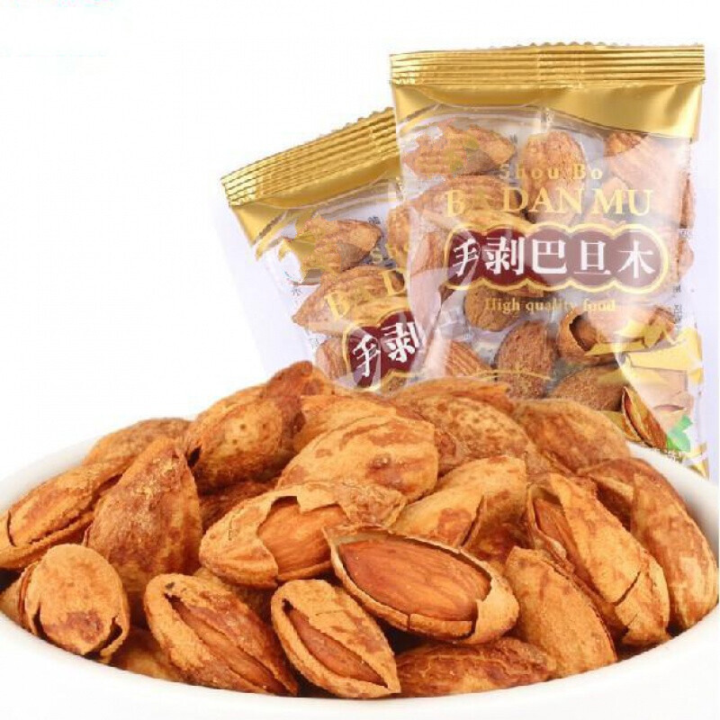 阿力哥巴旦木500g 临安特产手剥壳杏仁小包装坚果炒货零食品 500g(1斤
