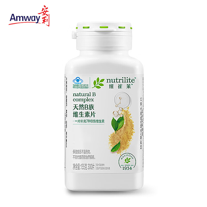 纽崔莱天然族维生素b片 多种维生素b 大容量300片